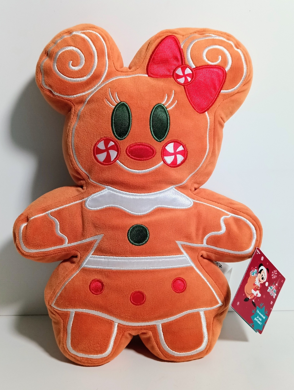 Disney Parks Minnie Mouse Gingerbread Holiday Scented Plush